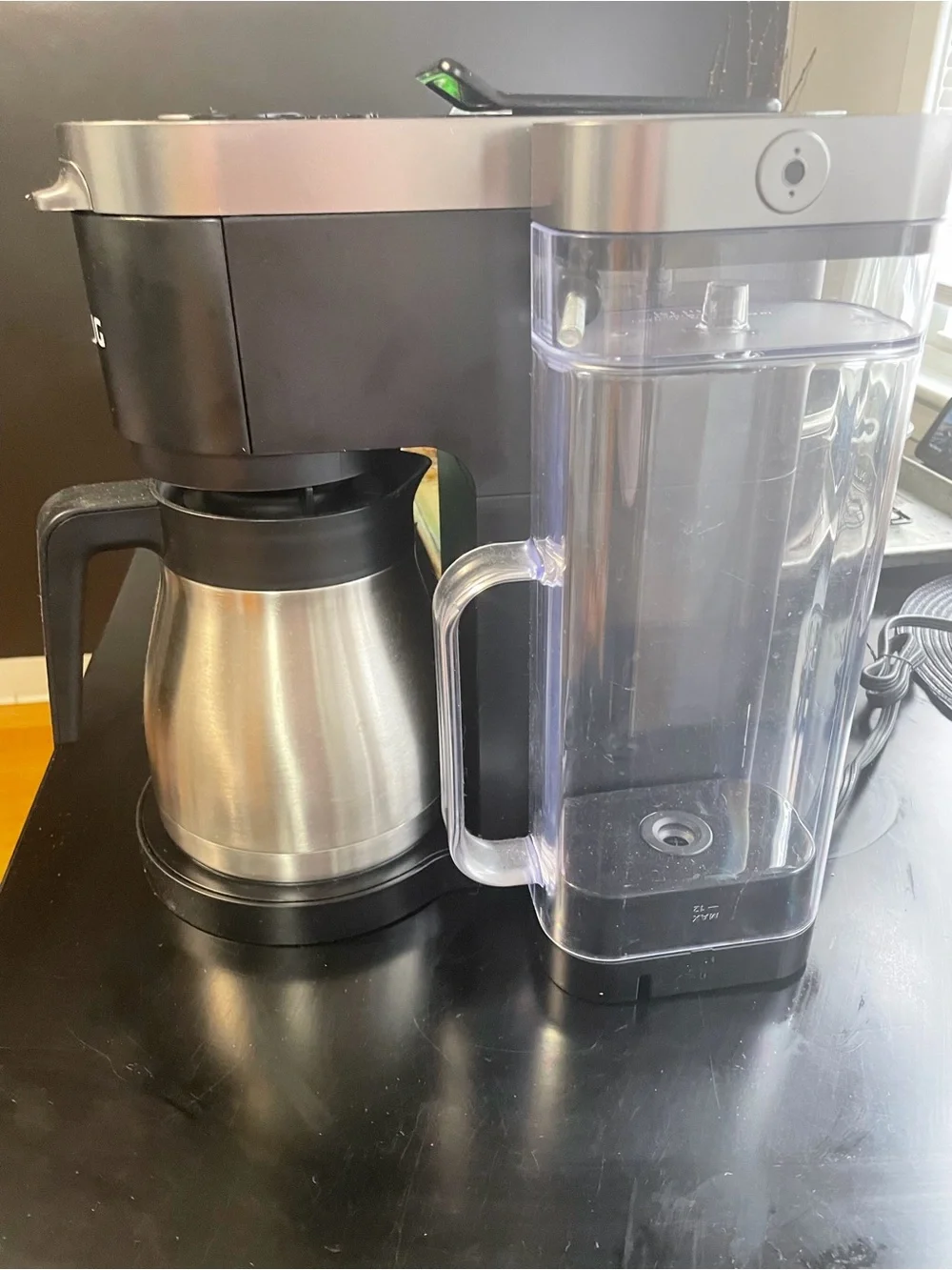 Keurig Black and Stainless Steel Thermal Carafe Single-Serve Coffee Brewer